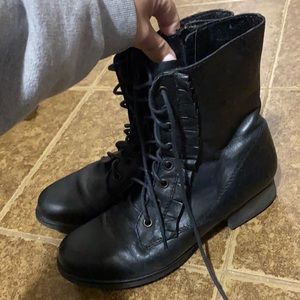 Betsey Johnson combat boots